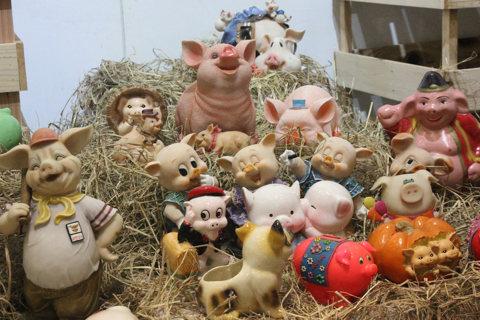 Smiley piggy… Photo: Thien Dieu / Tuoi Tre