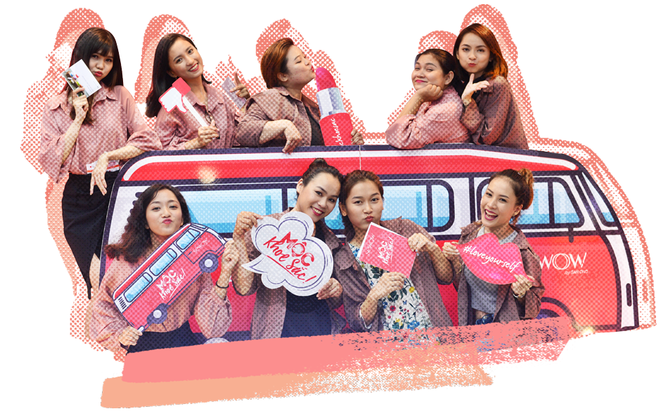  Moc Khoe Sac team members are seen in this photo on their website.