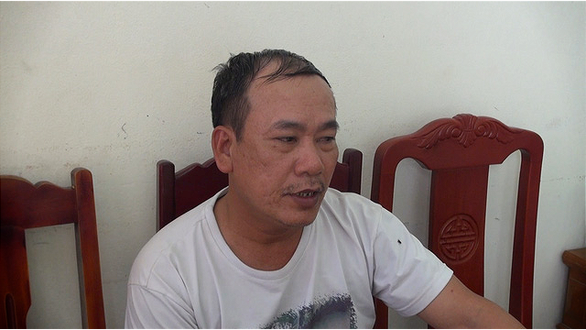 Nguyen Huy Xo is seen at a police station in Thanh Hoa Province, northern Vietnam. Photo: Thanh Hoa Police