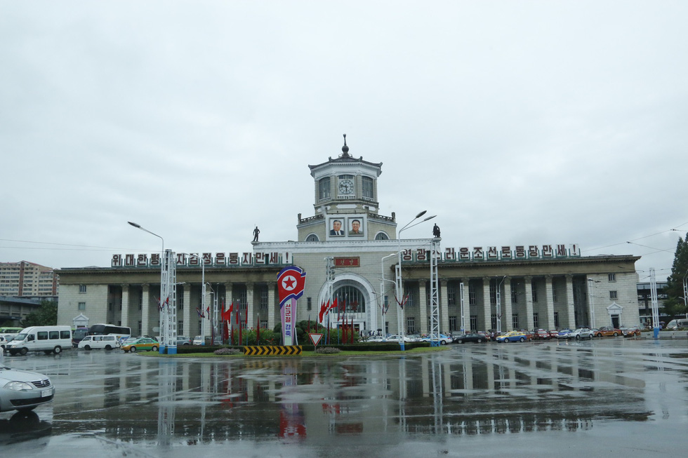 The Pyongyang train station in Pyongyang, North Korea. Photo: Thai Loc / Tuoi Tre