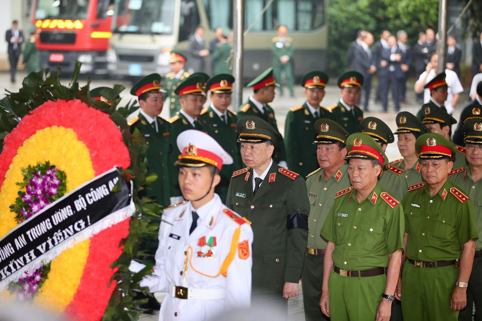 Officials from the Ministry of Public Security