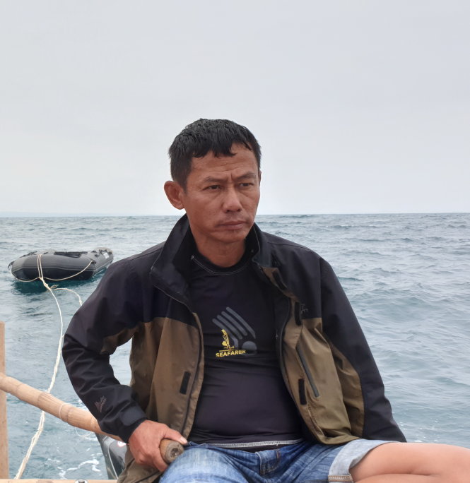 Do Nguyen Ai, the leader of Bamboo Raft Team. Photo: Bamboo Raft Team