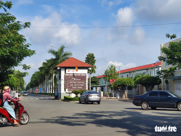 The residential area where the four women had been hiding.  Photo: Ba Son / Tuoi Tre