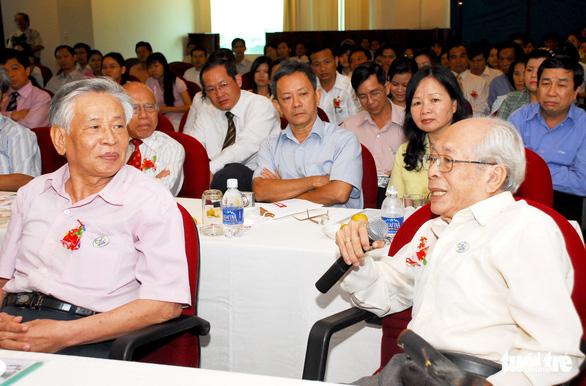 Duong Quang Thien attends an event in 2008. Photo: H.T.Van / Tuoi Tre