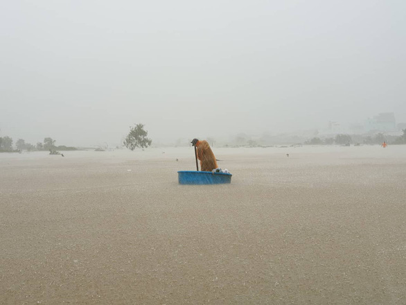 A severely inundated area in Phu Quoc. Photo: Duy Khanh / Tuoi Tre