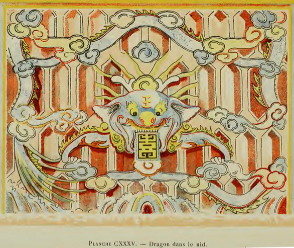 A dragon architectural pattern from the book ‘L’Art à Hué’