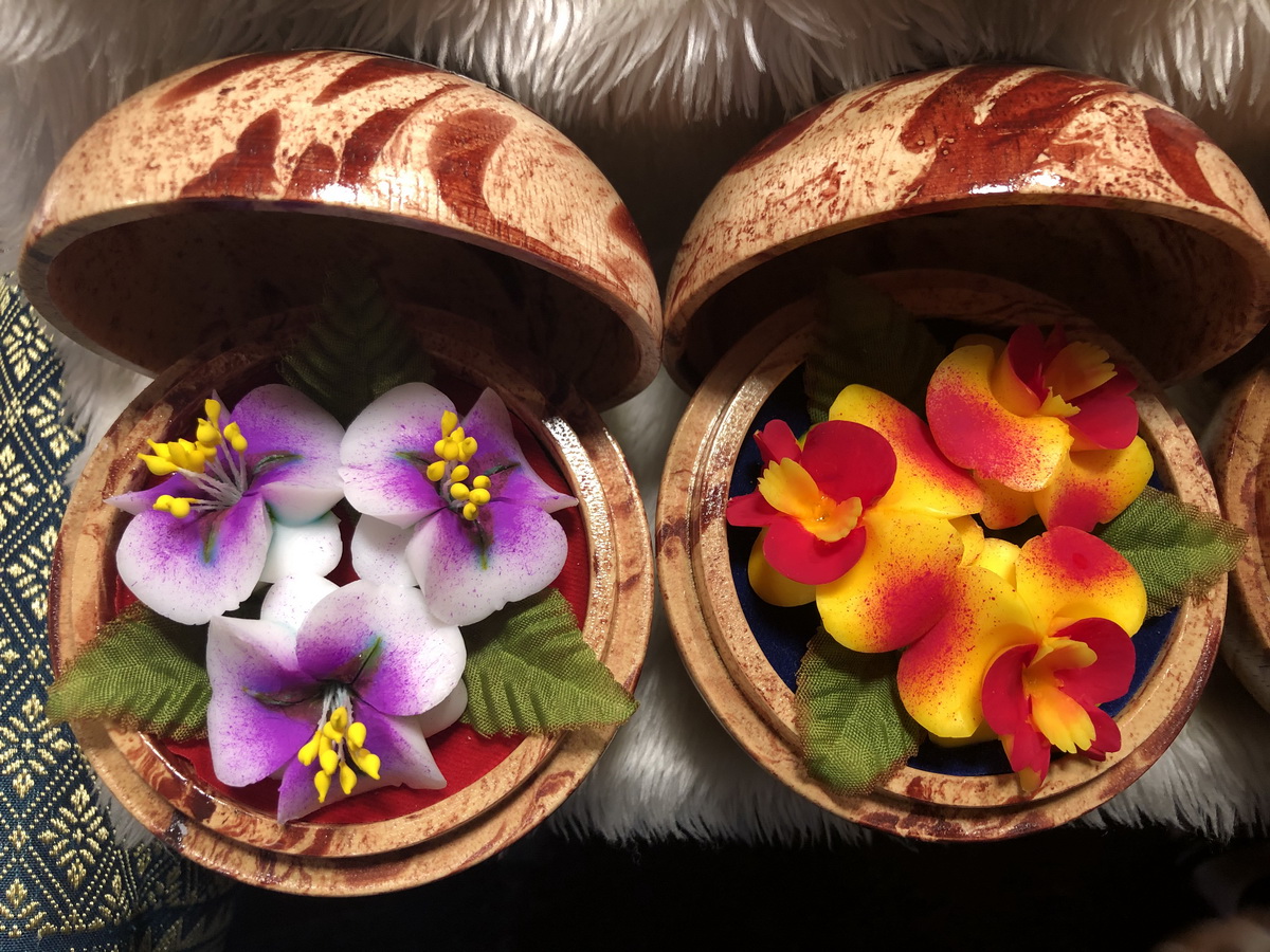 Hand-carved soap is sold at a night market in Chiang Rai, Thailand. Photo: Minh Khoi / Tuoi Tre