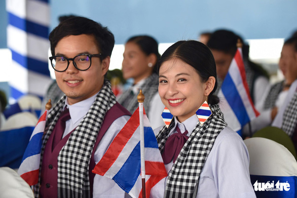 Thai delegates of the SSEAYP 2019. Photo: Duyen Phan / Tuoi Tre