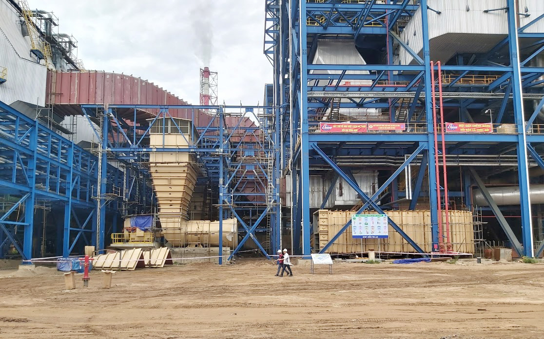 A thermopower plant is under construction in Vietnam. Photo: N. An / Tuoi Tre