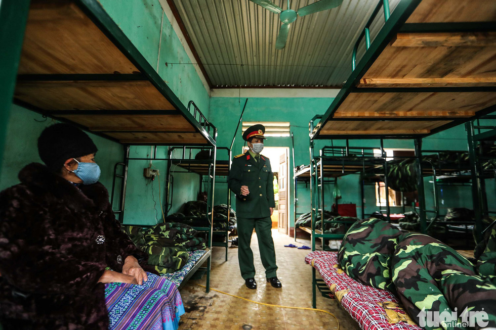 Inside a bunk-bed room at the Military School of Lao Cai Province in northern Vietnam. Photo: Nguyen Khanh / Tuoi Tre
