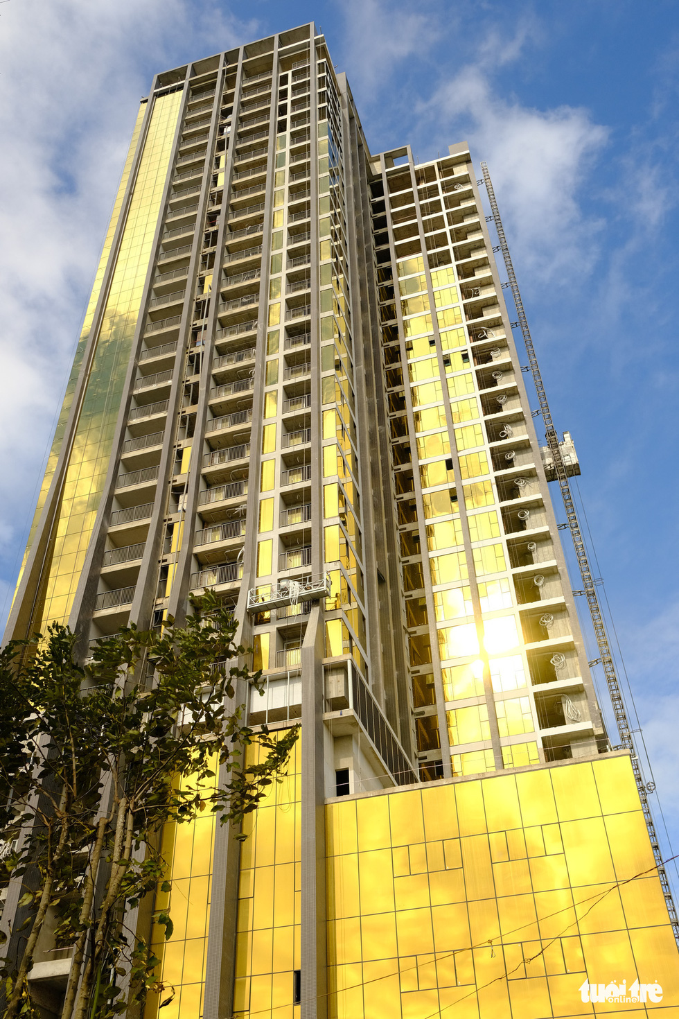 The Risemount Apartment Da Nang tower on Nhu Nguyet Street, Hai Chau District, Da Nang. Photo: Tan Luc / Tuoi Tre