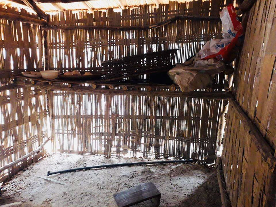 A corner of 12th grader Ly Gio Nu’s house in Muong Te District, Lai Chau Province, Vietnam.