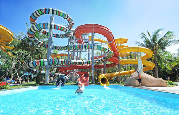 This supplied illustration photo shows a water park ride.