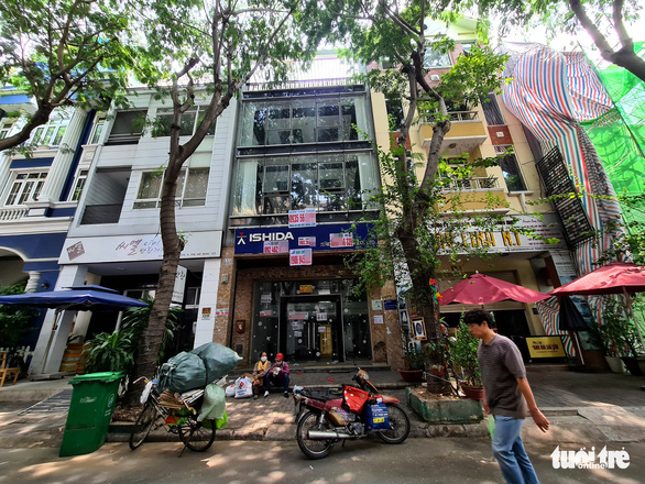 A store is closed on one of the ‘Korean Streets’ in Tan Phong Ward, District, Ho Chi Minh City, July 19, 2020. Photo: Ngoc Hien / Tuoi Tre