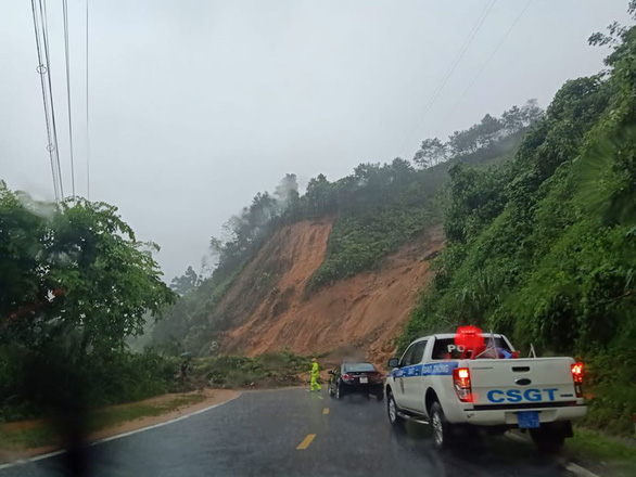 Heavy rain submerges a neighborhood in Ha Giang Province, Vietnam, July 2020. Photo: H.Giang / Tuoi Tre