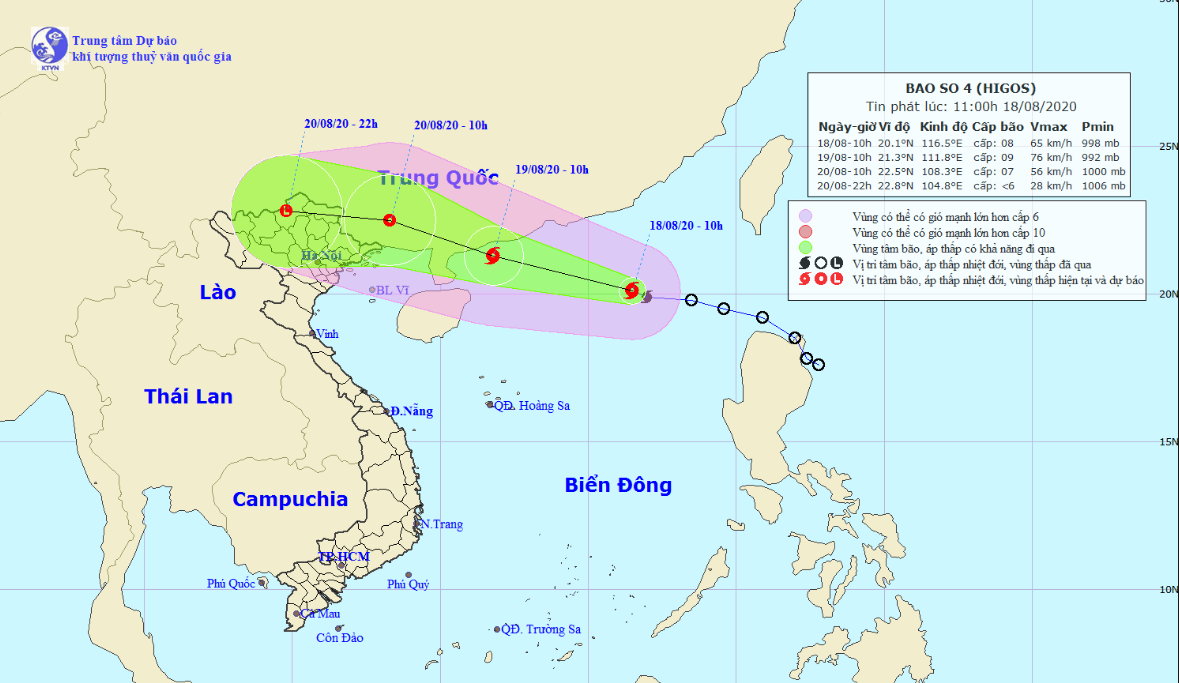Tropical depression develops into storm in East Vietnam Sea