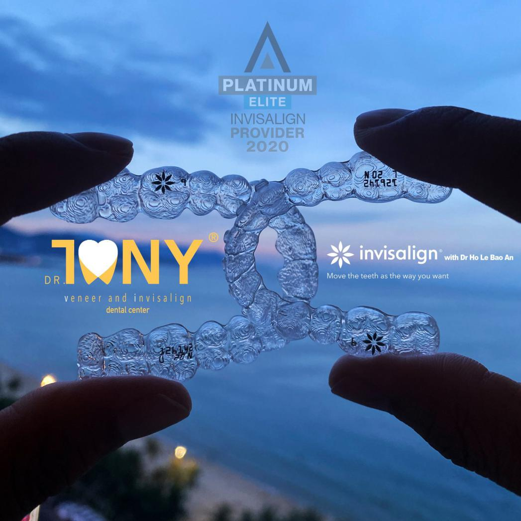 High-quality clear aligners provided by Dr. Tony Dental Center for Invisalign treatment