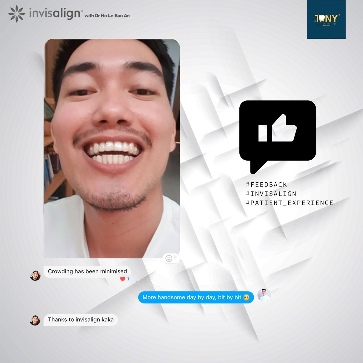 Virtually invisible aligners help patients keep their beautiful smiles and confidence during the treatment process