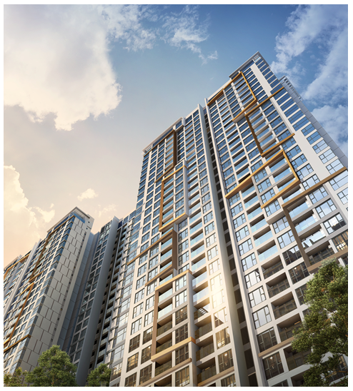 Masteri Centre Point's impressive exterior design by Tange Associates