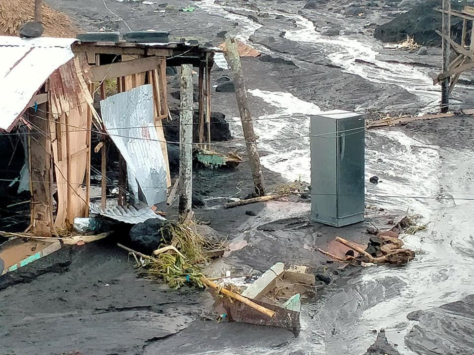 A house stands amidst debris after Typhoon Goni swept through Daraga, Albay province, Philippines, November 2, 2020, in this photo obtained from social media. Photo: Reuters