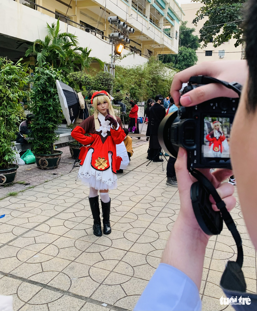 A participant dons a cosplay costume at the cosplay contest Super Hero The Champion Season 1 in District 5, Ho Chi Minh City, December 27, 2020. Photo: Phuong Nam / Tuoi Tre