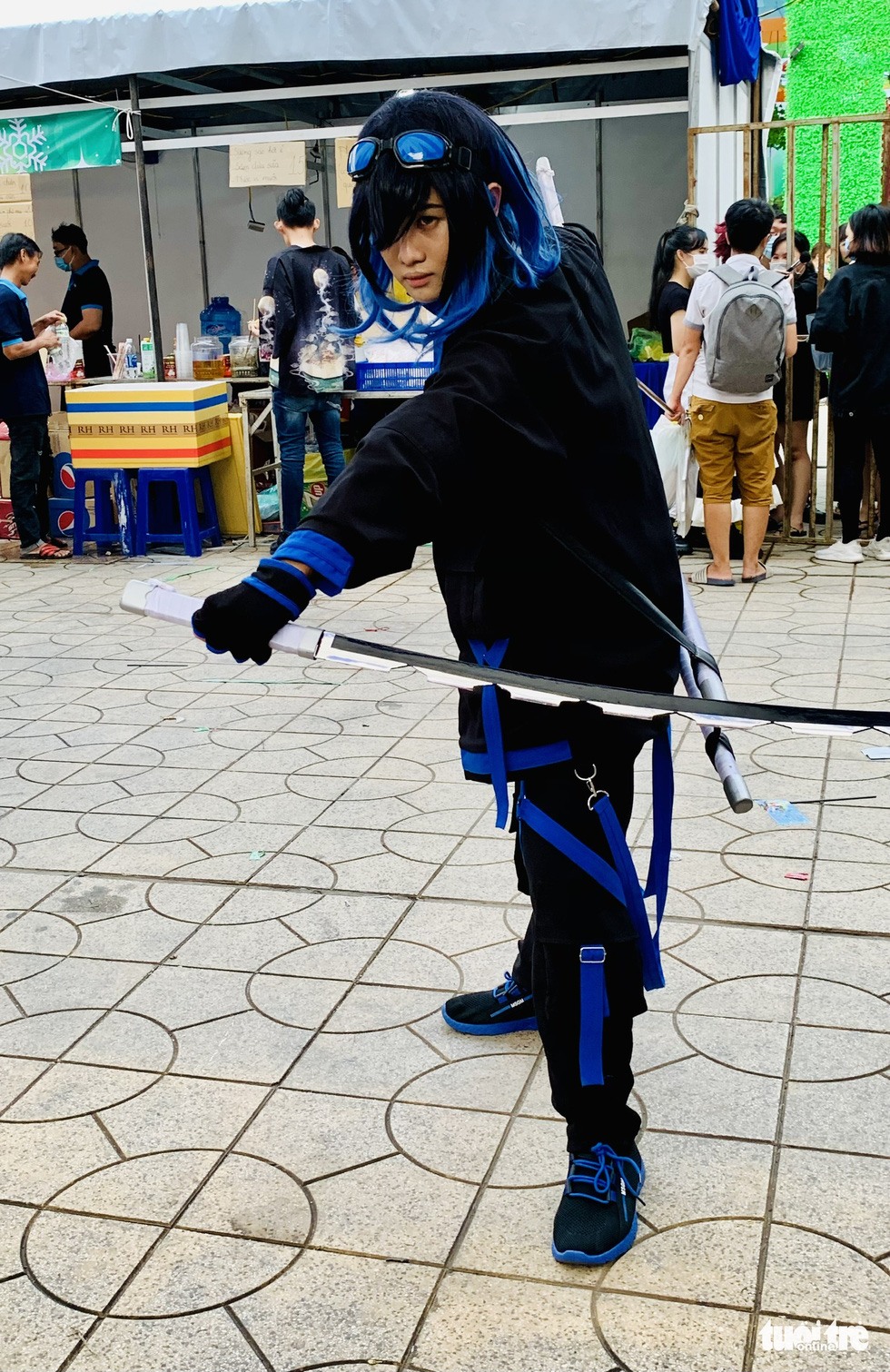 A participant dons a cosplay costume at the cosplay contest Super Hero The Champion Season 1 in District 5, Ho Chi Minh City, December 27, 2020. Photo: Phuong Nam / Tuoi Tre