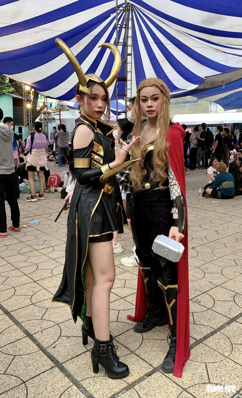 A participant dons a cosplay costume at the cosplay contest Super Hero The Champion Season 1 in District 5, Ho Chi Minh City, December 27, 2020. Photo: Phuong Nam / Tuoi Tre