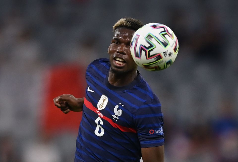 Soccer Football - Euro 2020 - Group F - France v Germany - Football Arena Munich, Munich, Germany - June 15, 2021 France's Paul Pogba in action. Pool via Reuters