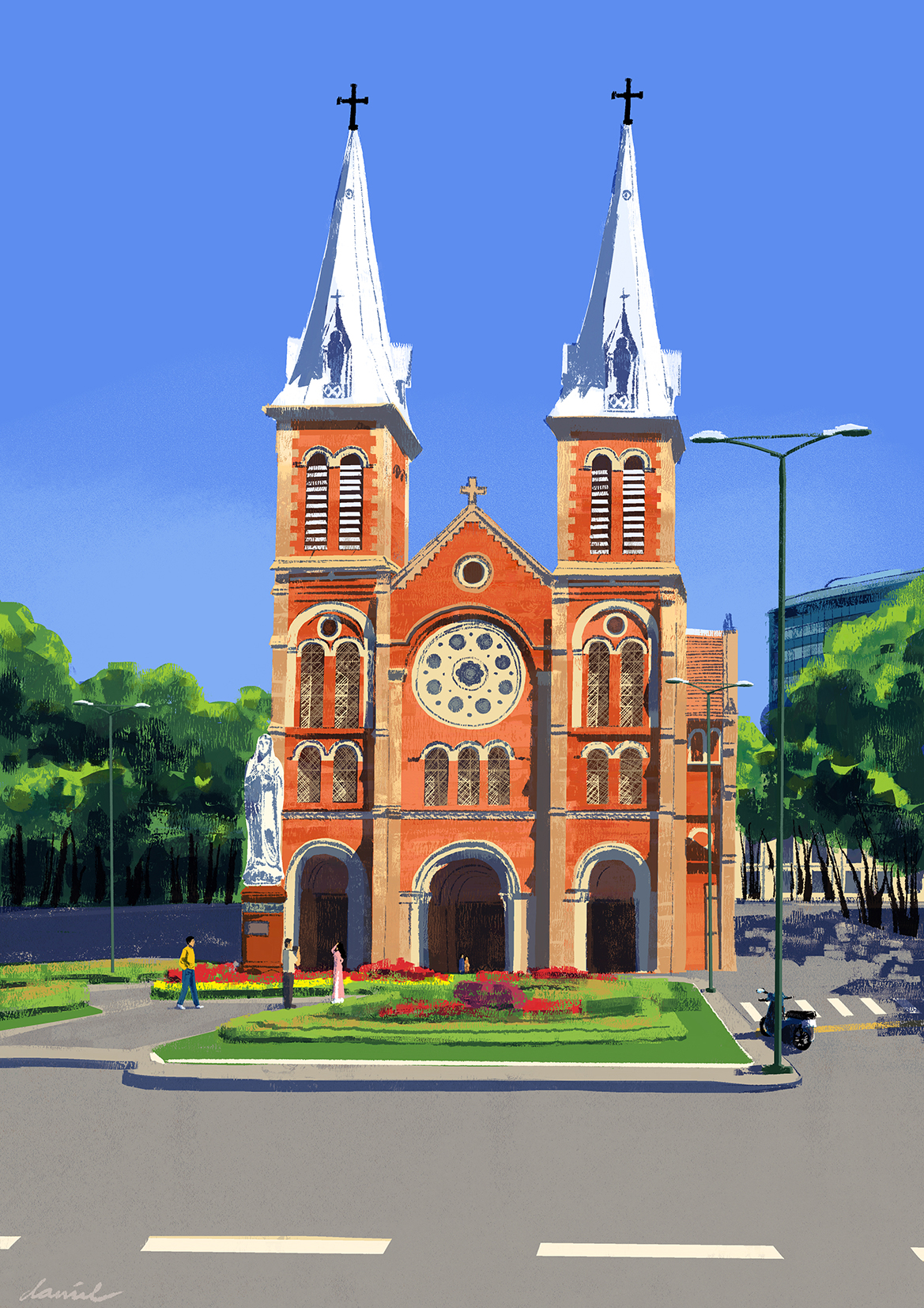 Saigon Notre-Dame Basilica. Picture by Daniel Ansel Tingcungco