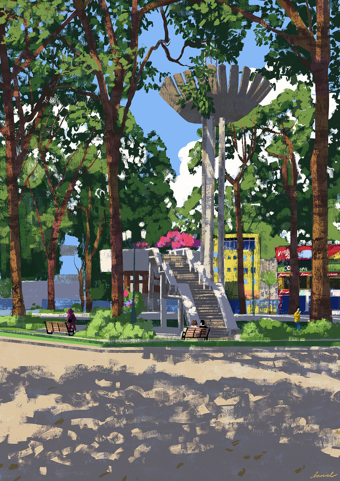 Passing by Turtle Lake. Caption and picture by Daniel Ansel Tingcungco