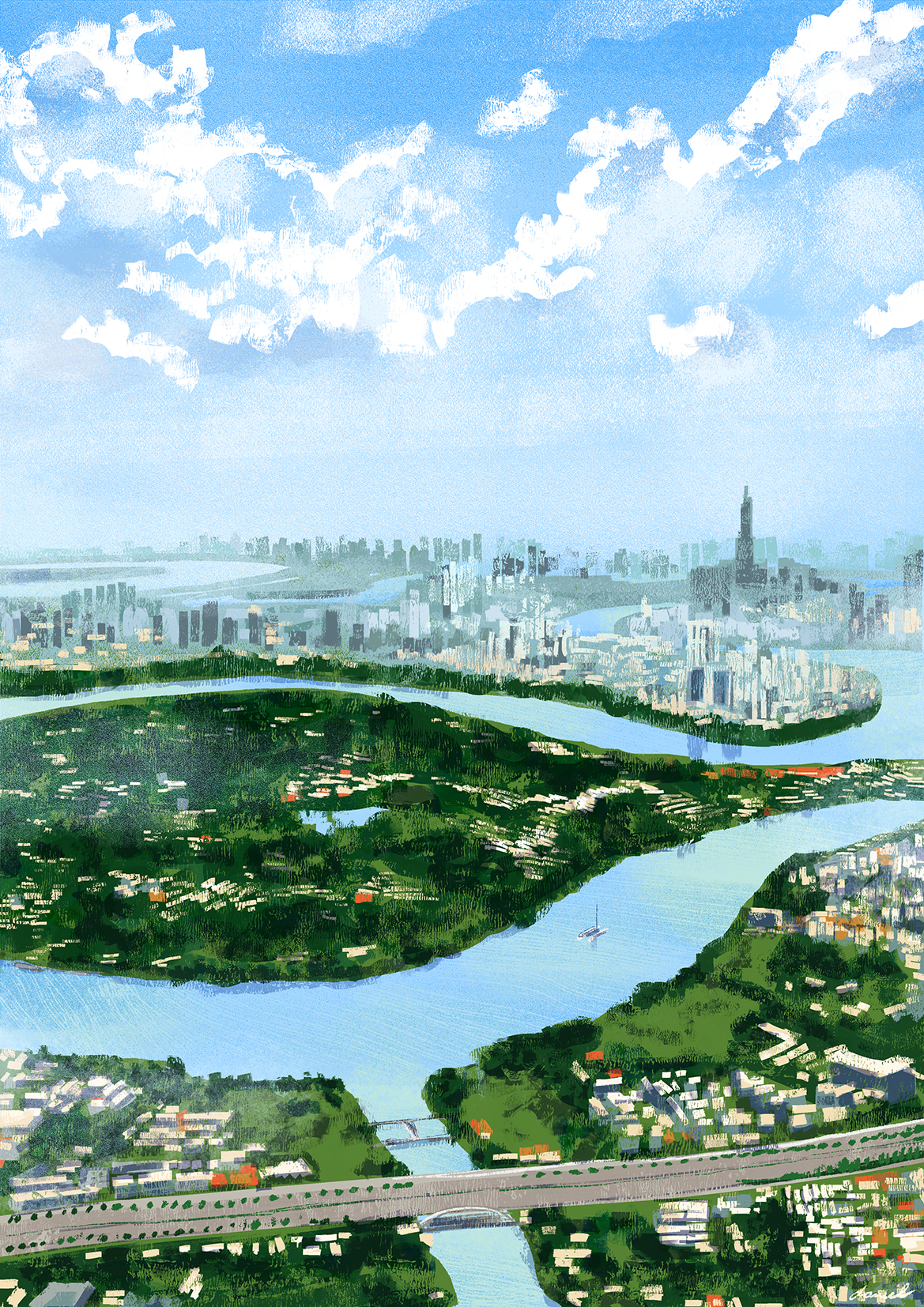 Saigon, view from the sky. Caption and picture by Daniel Ansel Tingcungco