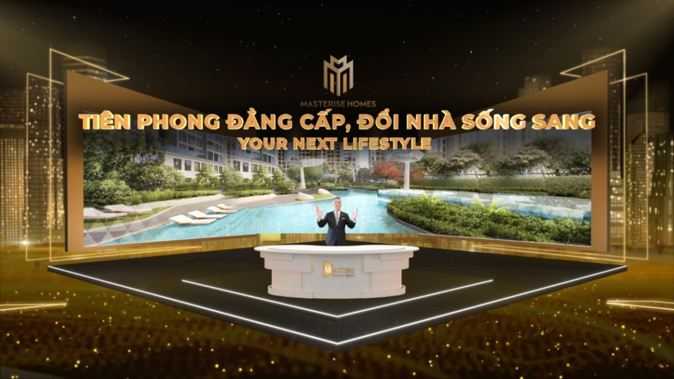 Jason Turnbull, Deputy Managing Director and CFO of Masterise Homes, presents during the virtual event.