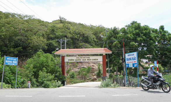 The gate of Nui Chua National Park in Ninh Thuan Province, Vietnam. Photo: Duy Ngoc / Tuoi Tre