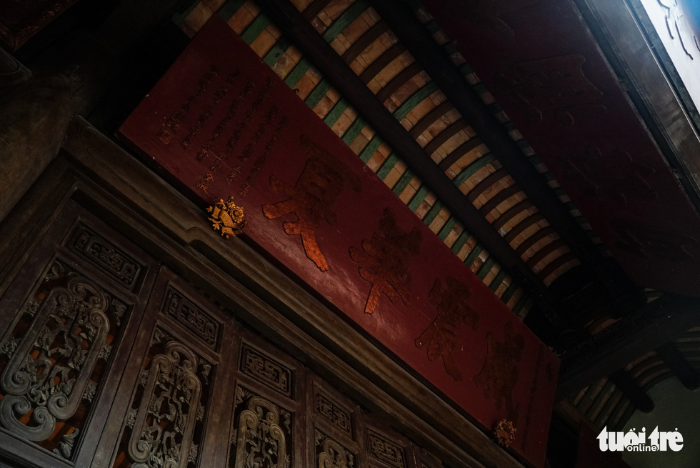 The ancient worshiping halls of the Cantonese Assembly Hall remain intact with its traditional values. Photo: Nguyen Hien / Tuoi Tre
