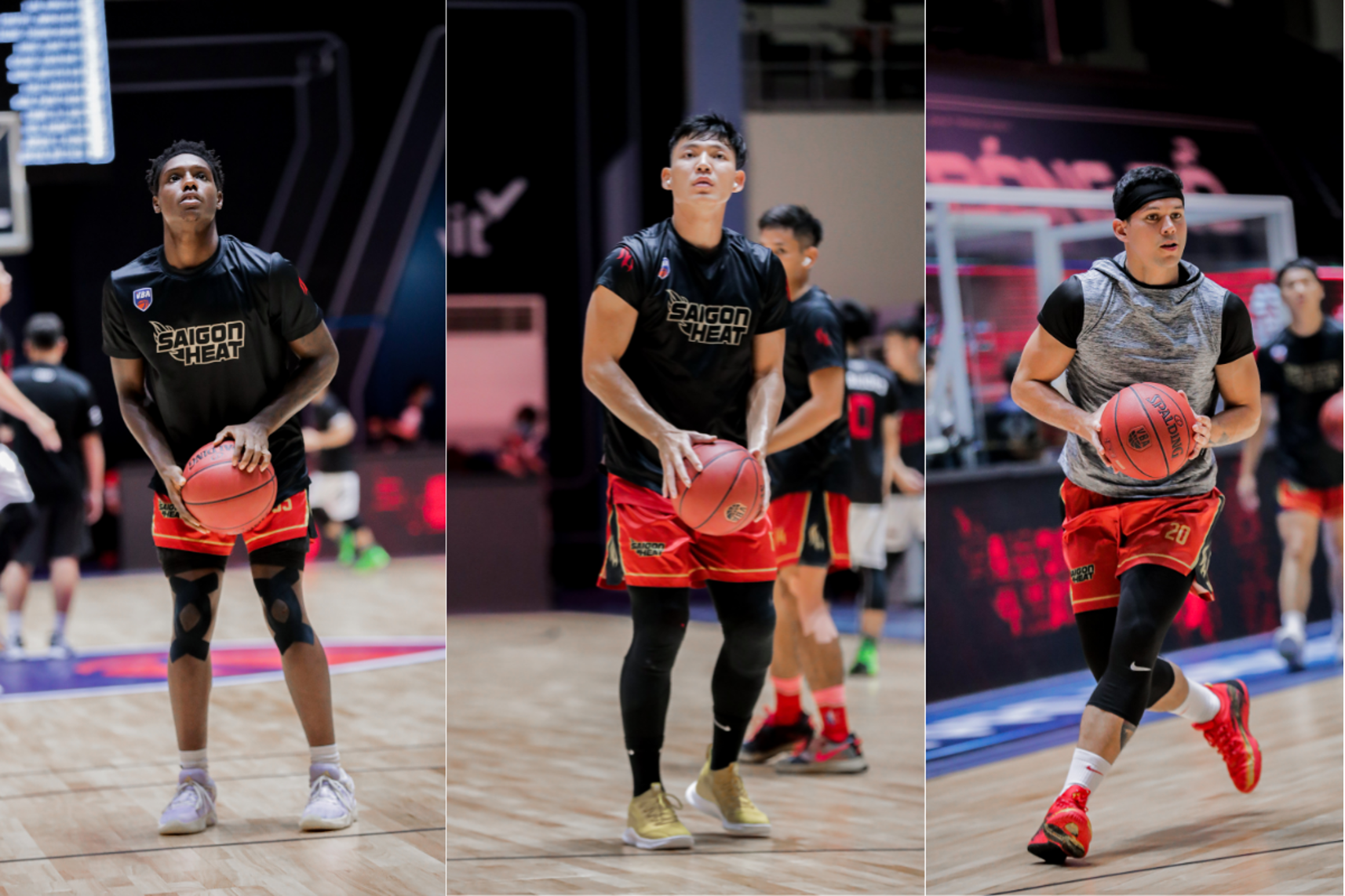 Saigon Heat’s players. Photo: VBA