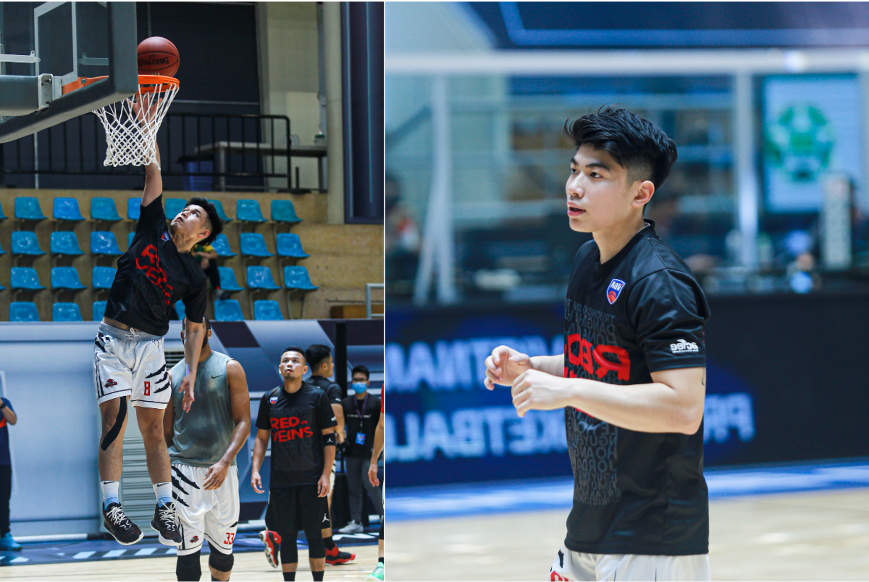Thang Long Warriors’ young players. Photo: VBA