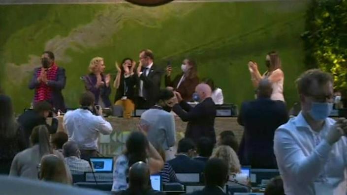 UN agrees to create binding global treaty on plastic trash. Photo: AFP