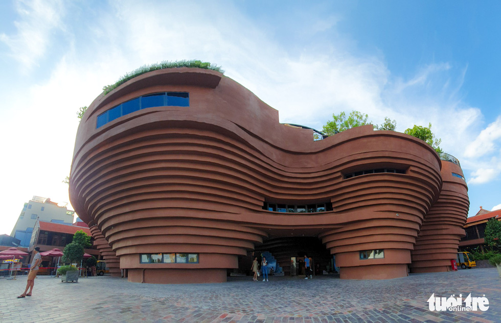 A panorama photo of Bat Trang pottery museum in Hanoi. Photo: Nguyen Hien / Tuoi Tre