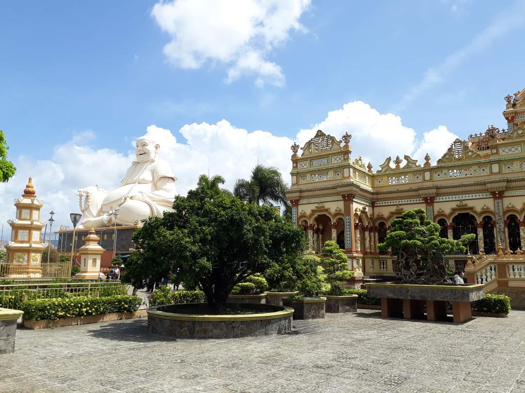 Buu Lam Pagoda in My Tho City, Tien Giang Province, Vietnam. Photo: Ray Kuschert / Tuoi Tre News