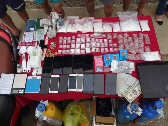 Evidence against the Vietnamese defendants in Cambodia, August 5, 2022. Photo: Supplied