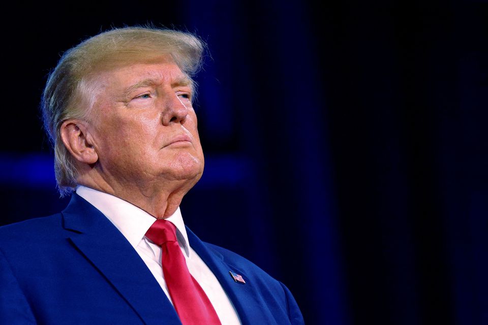 Former U.S. President Donald Trump takes the stage at the Conservative Political Action Conference (CPAC) in Dallas, Texas, U.S., August 6, 2022. Photo: Reuters