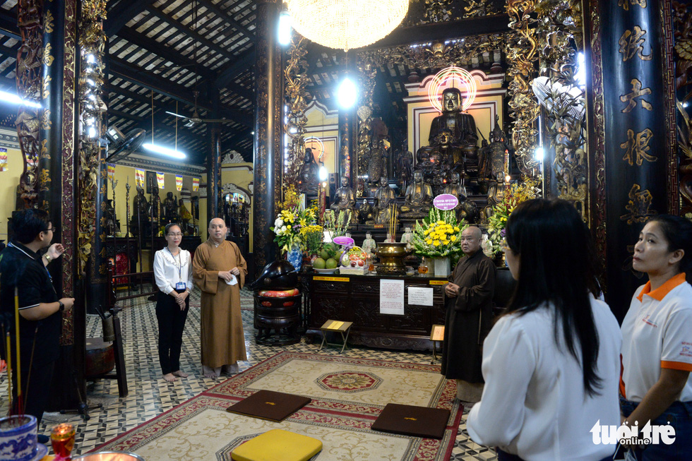 The main hall of Giac Lam Pagoda in Tan Binh District, Ho Chi Minh City. Photo: T.T.D / Tuoi Tre