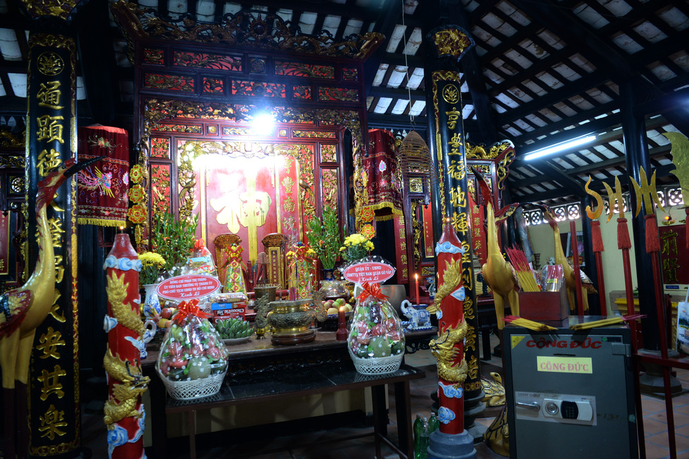In 1883, the Thong Tay Hoi Communal House was renovated with 156 columns covering an area of 761 square meters. Photo: T.T.D / Tuoi Tre