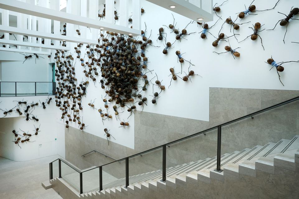 The exhibition Casa Tomada from artist Rafael Gomezbarros is displayed at Rijksmuseum in Amsterdam, Netherlands September 16, 2022. Photo: Reuters