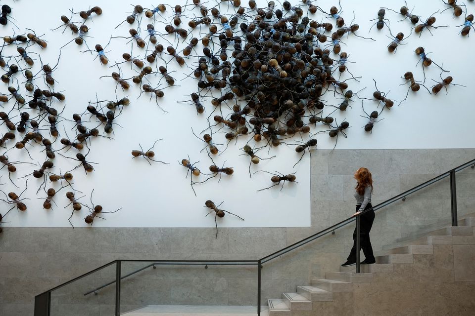 The exhibition Casa Tomada from artist Rafael Gomezbarros is displayed at Rijksmuseum in Amsterdam, Netherlands September 16, 2022. Photo: Reuters