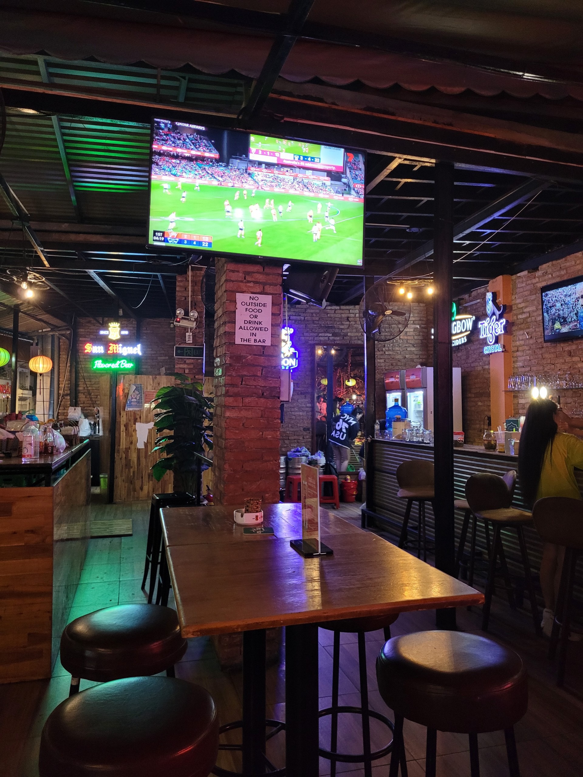 An illustration photo taken at In SaiGong in District 1 in Ho Chi Minh City, one of the venue which will broadcast the AFL final game on September 24, 2022. Photo: Ray Kuschert