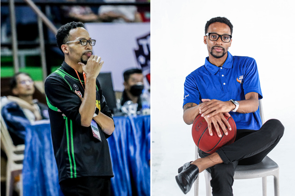 This photo of collages shows Hanoi Buffaloes’ former assistant coach Philip McCargo. Photo: VBA