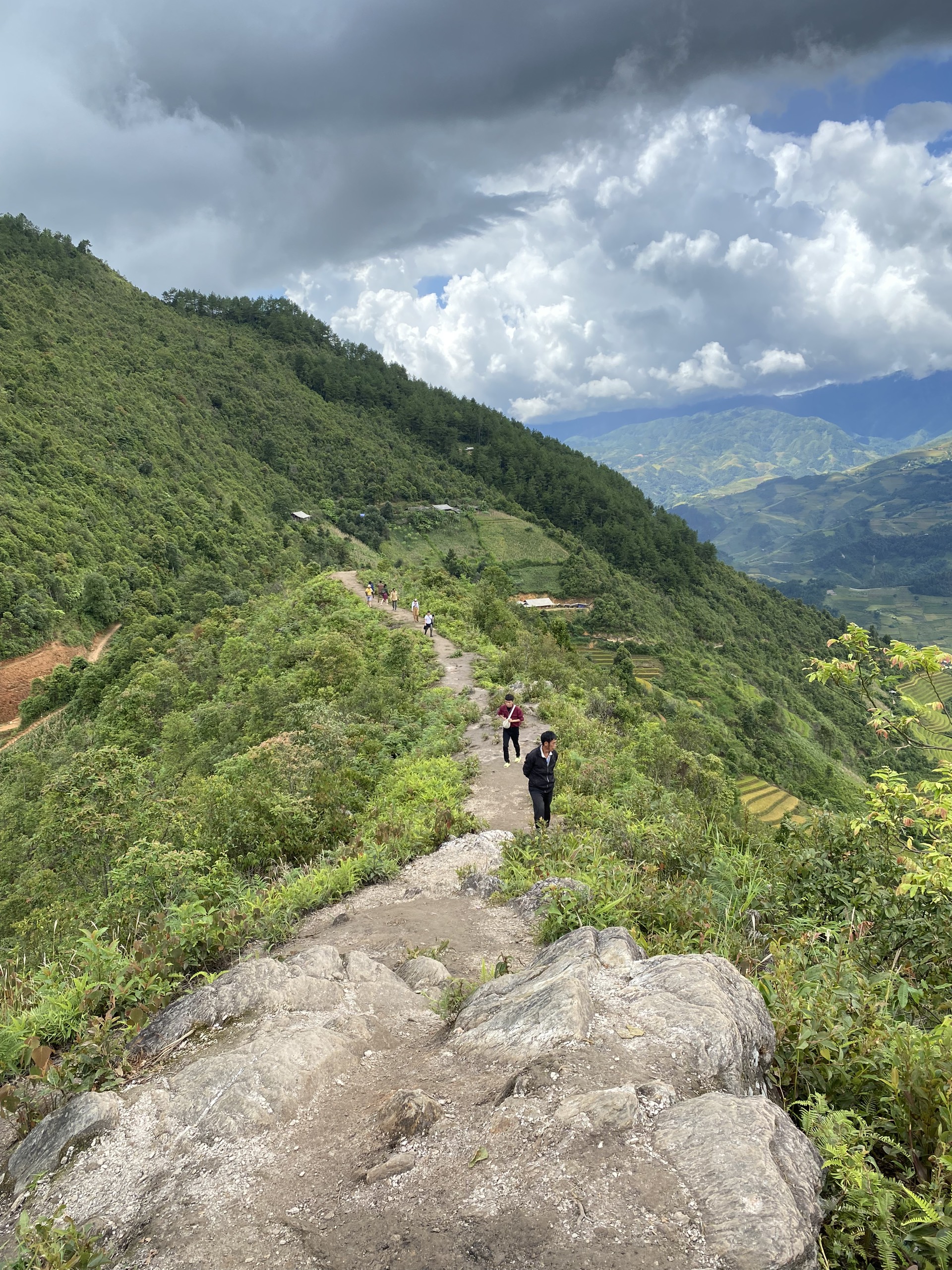 Dinosaur Backbone Hill in Mu Cang Chai District, Yen Bai Province, Vietnam. Photo: Vuong Anh / Tuoi Tre News