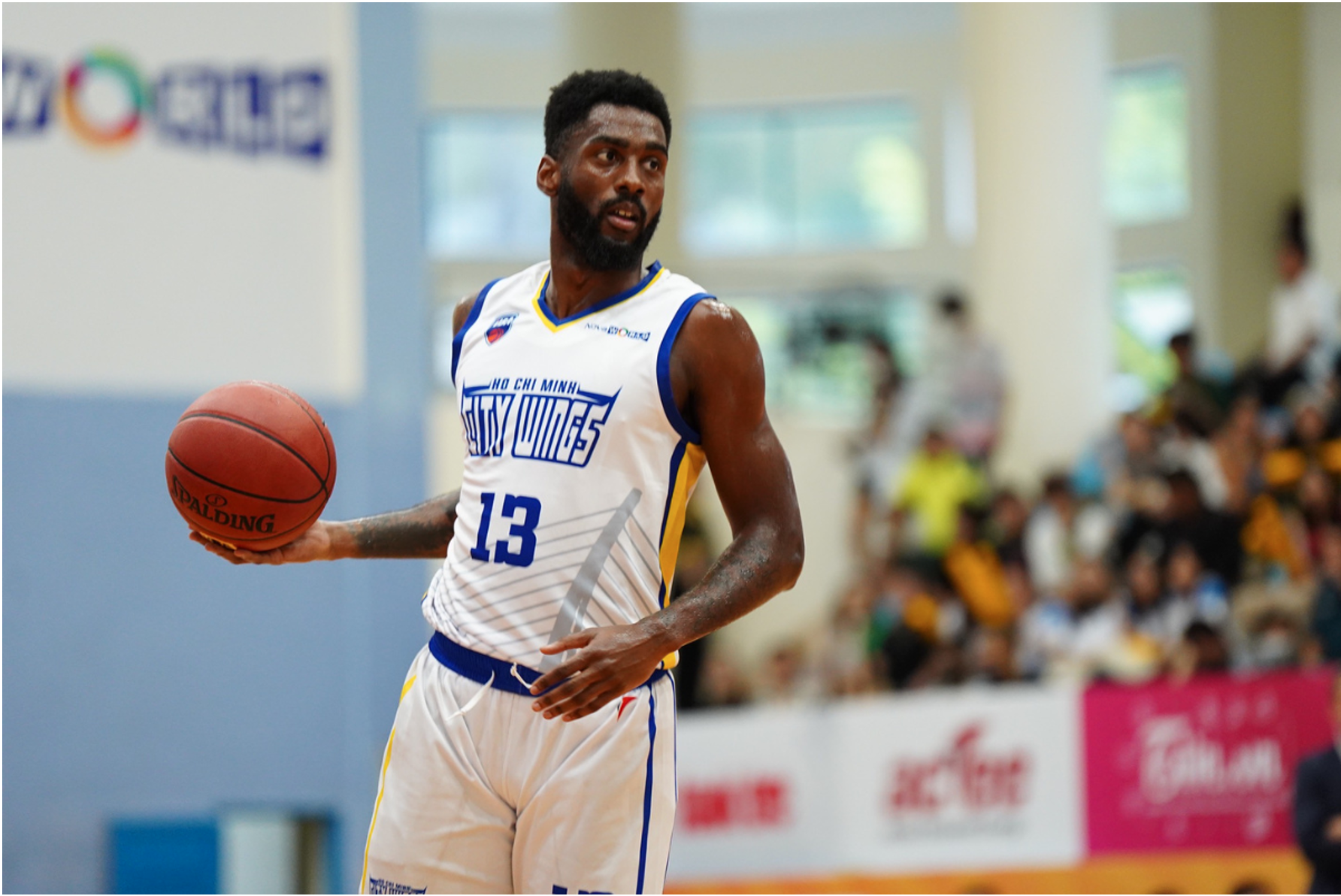 Desean Parsons of Ho Chi Minh City Wings at the VBA 2022. Photo: VBA