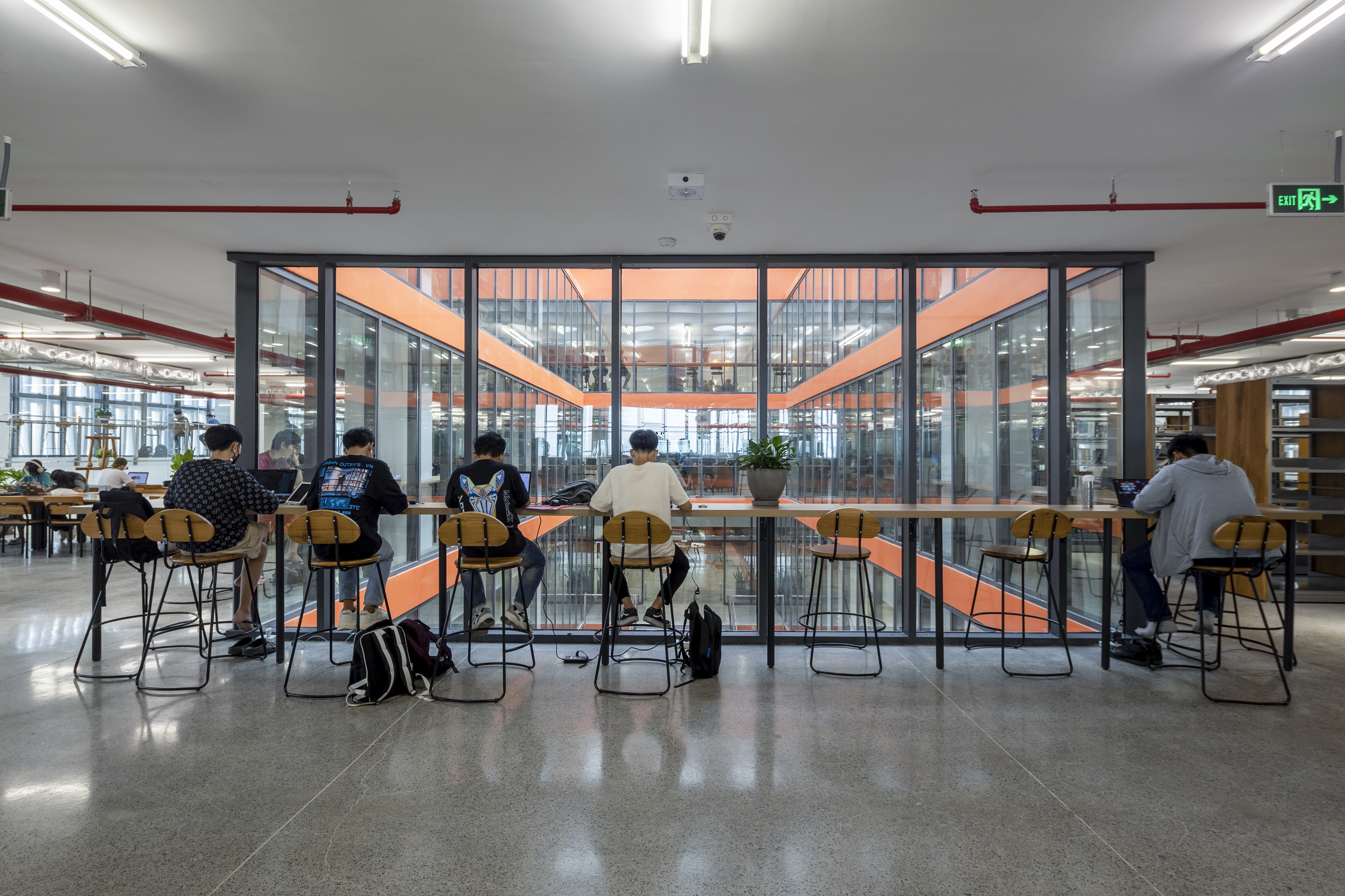 Students are pictured at the Vietnamese - German University in Binh Duong Province, Vietnam. Photo: Ba son / Tuoi Tre